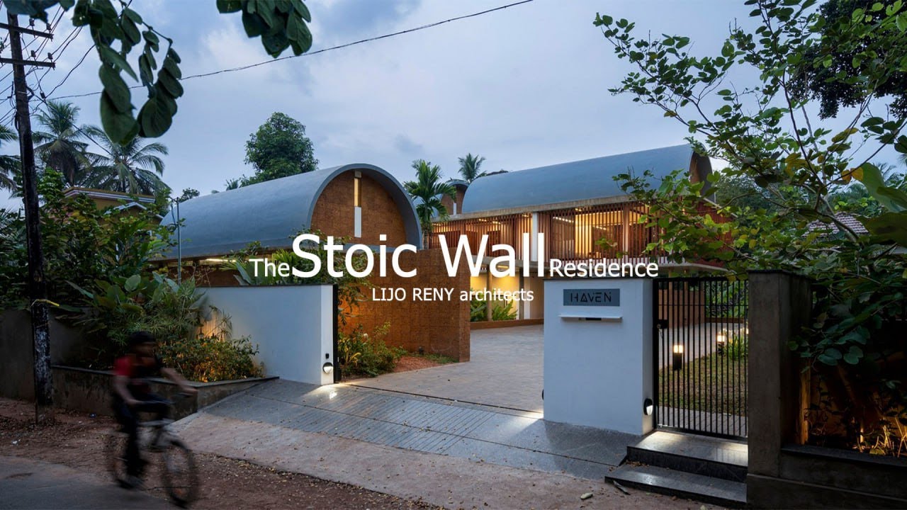 Stoic Wall Residence | A Stunning Example of Raw Architecture!! | Vaulted Roof