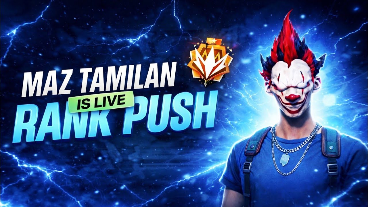 Free Fire Live Tamil 🔥 | Solo & Squad | Ranked Push + Fun Gameplay