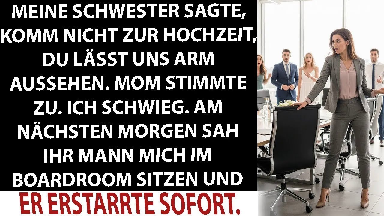 Sie lud mich nicht zur Hochzeit ein, doch am nächsten Tag betrat ihr Mann meinen Sitzungssaal