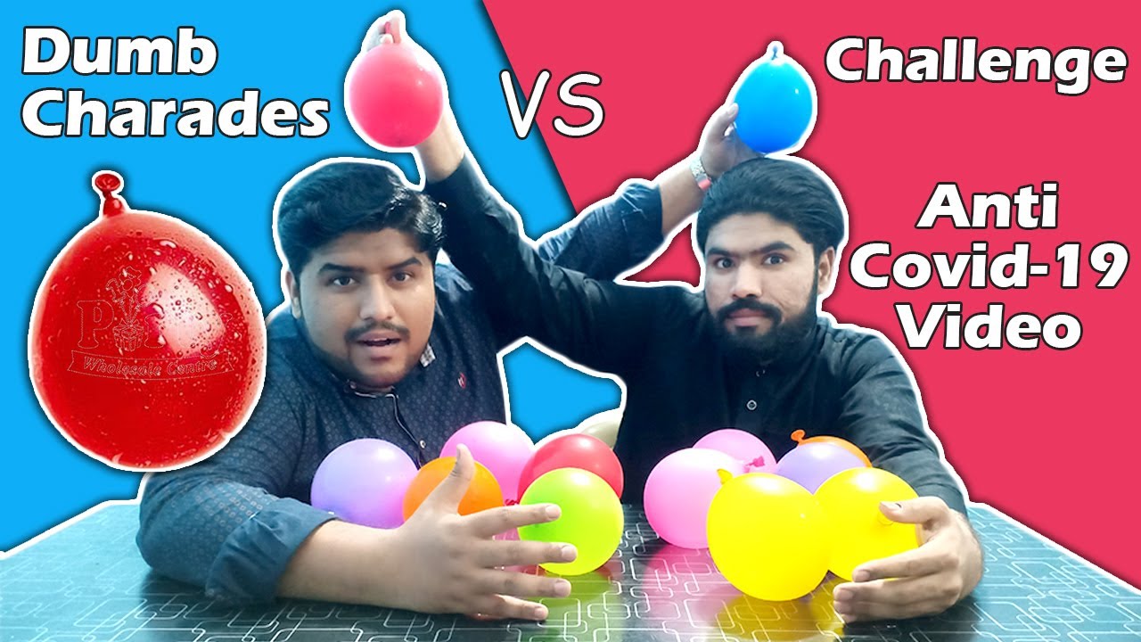 Dumb Charades Funny Challenge with Water Balloons Punishments - Yummy Dare