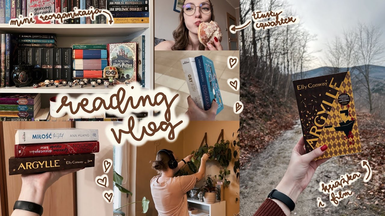 Koniec egzaminów i dużo czytania! Film i książka „Argylle” 🤎💛 READING VLOG