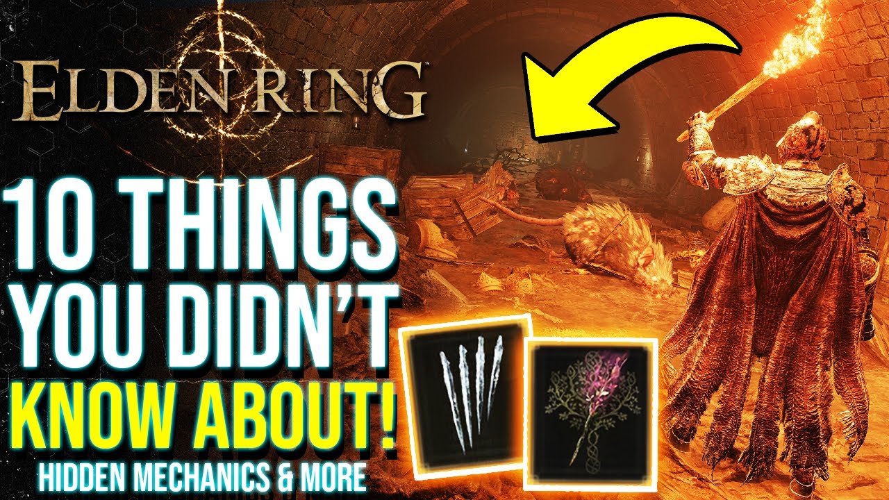 Elden Ring - 10 Things You Probably Didn't Know You Could Do | Elden Ring Hidden Mechanics & Secrets