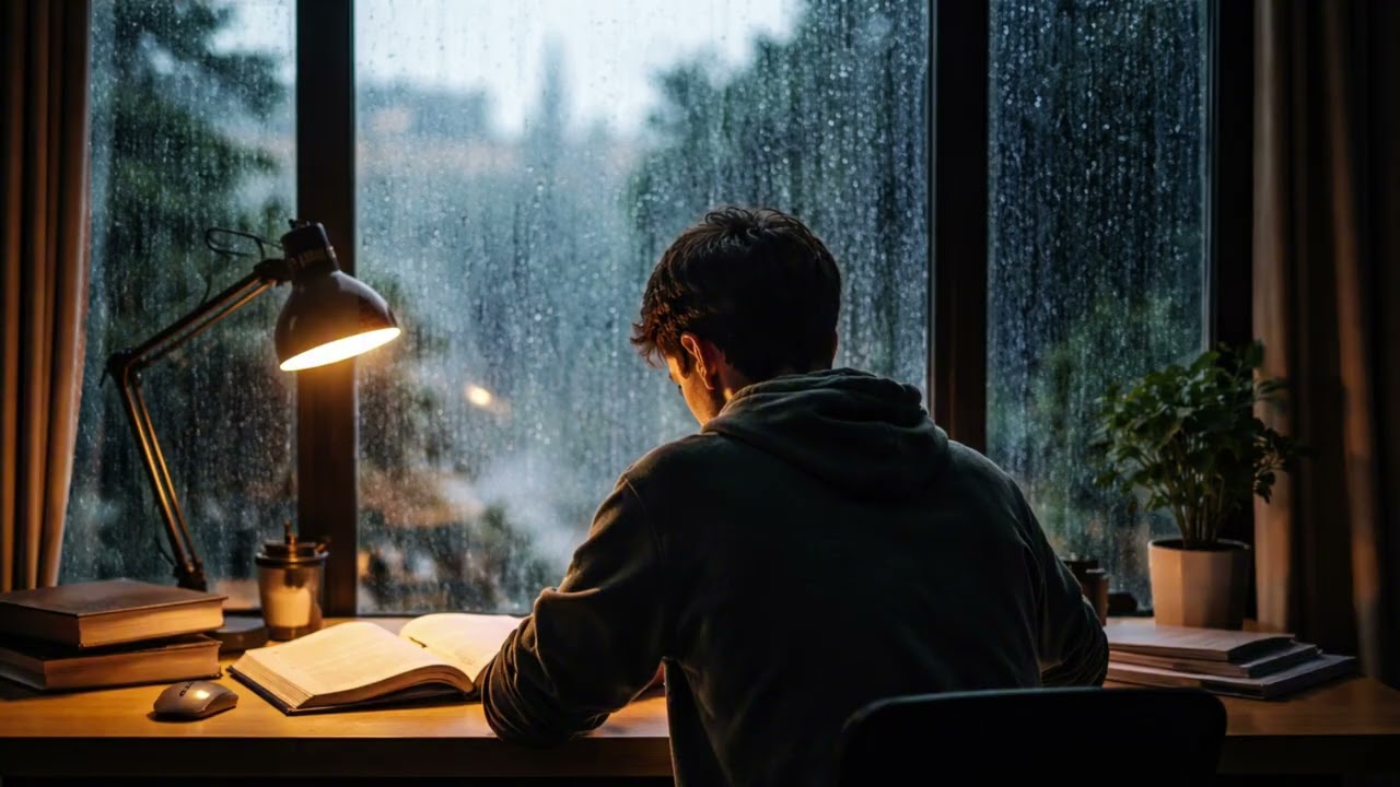 1 Hour Study With Me 🌧️ | Rain Sounds Only | No Music, Deep Focus