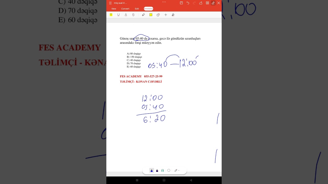 COĞRAFİYA | SUAL İZAHI | KƏNAN CƏFƏRLİ | FES ACADEMY | 055-527-25-99 #miq #sertifikasiya #coğrafiya