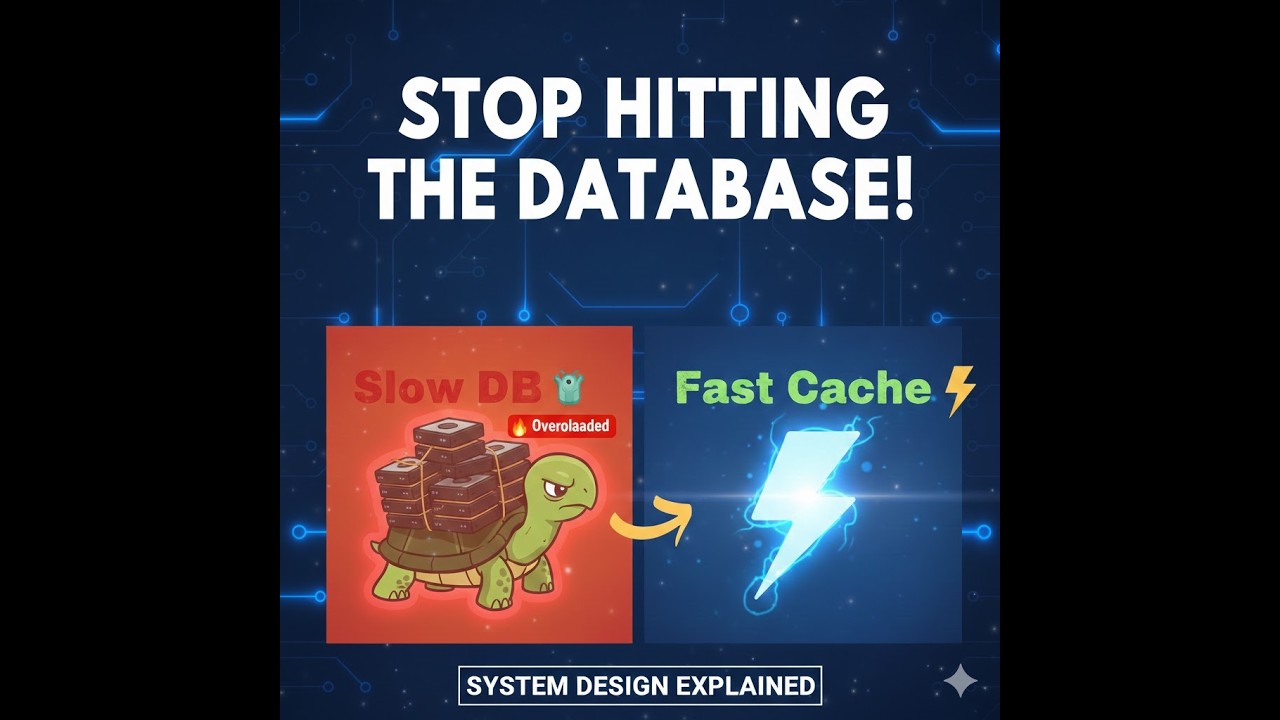 Why Big Apps Don’t Hit Database Directly? | Caching Explained (Telugu)