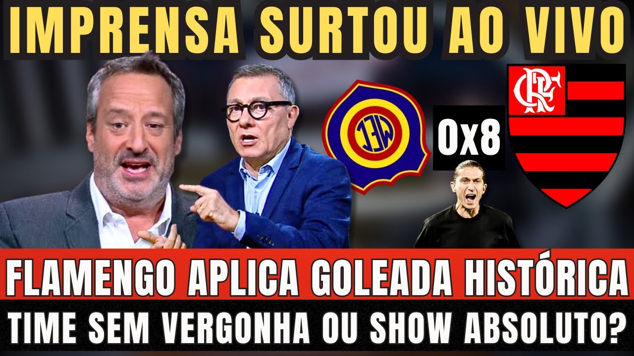 FLAMENGO MASSACRA E DEIXA A IMPRENSA EM CHOQUE AO VIVO! OLHA SÓ O QUE OS JORNALISTAS FALARAM. 😱😱😱😱😱😱