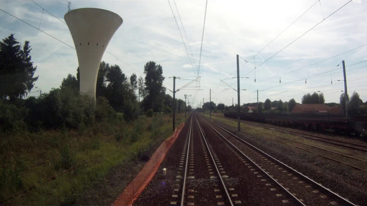 En cabine du train Lille Cambrai 1