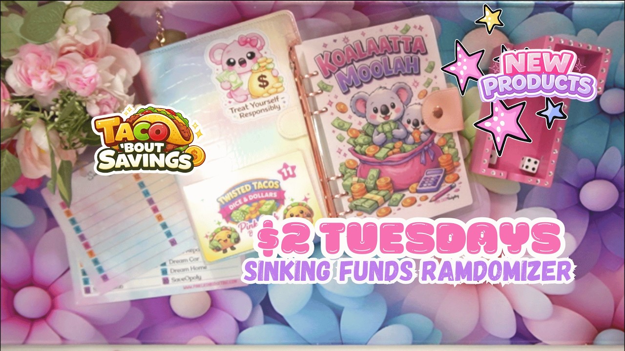 🦋$2 Tuesdays | 🌮Taco ‘Bout Savings 🌮 Sinking Fund Randomizer & Twisted Taco Game🦋