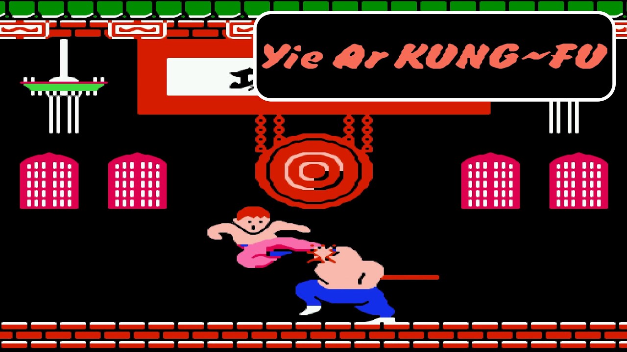 Yie Ar Kung-Fu (NES 1985) | Level 1 | Full Game | No Commentary