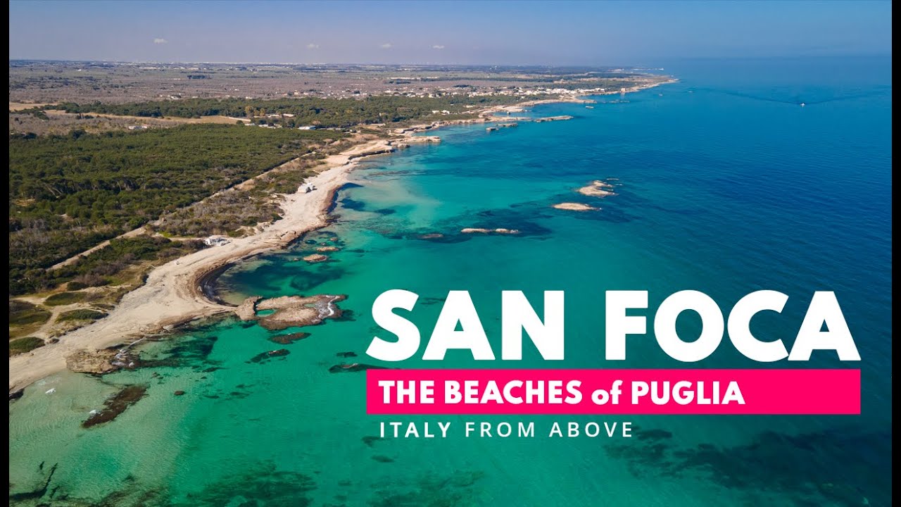 SALENTO - SAN FOCA Beaches | Puglia Italy | drone footage [4K]