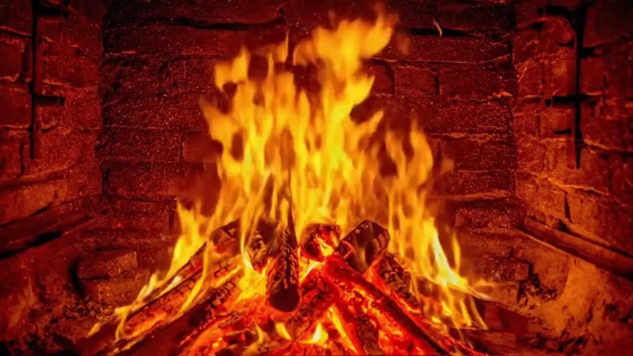 Cozy Fireplace ASMR 🪵 Crackling Fire Sounds for Sleep & Study