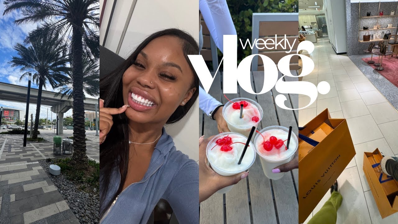 weekly vlog: i flew to miami twice to get composite veneers, 48 hour trip, new bag, nba game & more