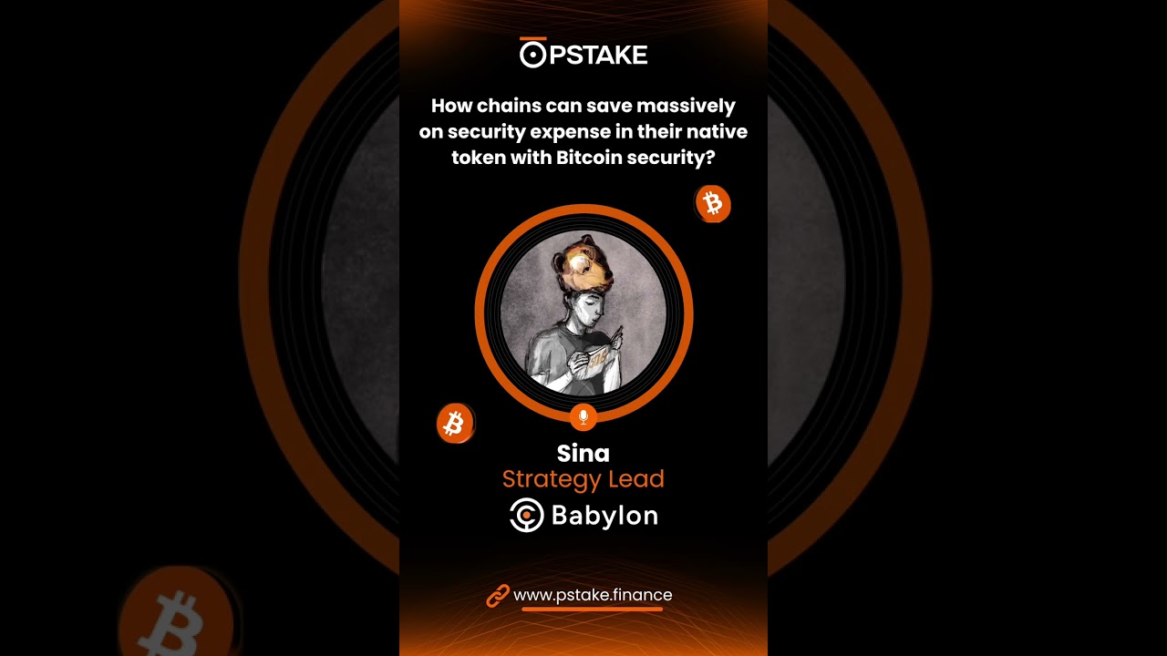 How chains can save massively on security expense in their native token with Bitcoin Security ?