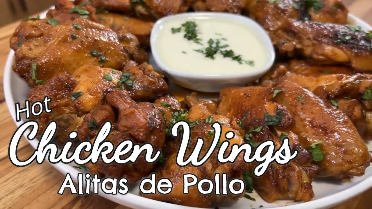 Alitas de Pollo con toque picantito (Chicken Wings W/spicy touch)