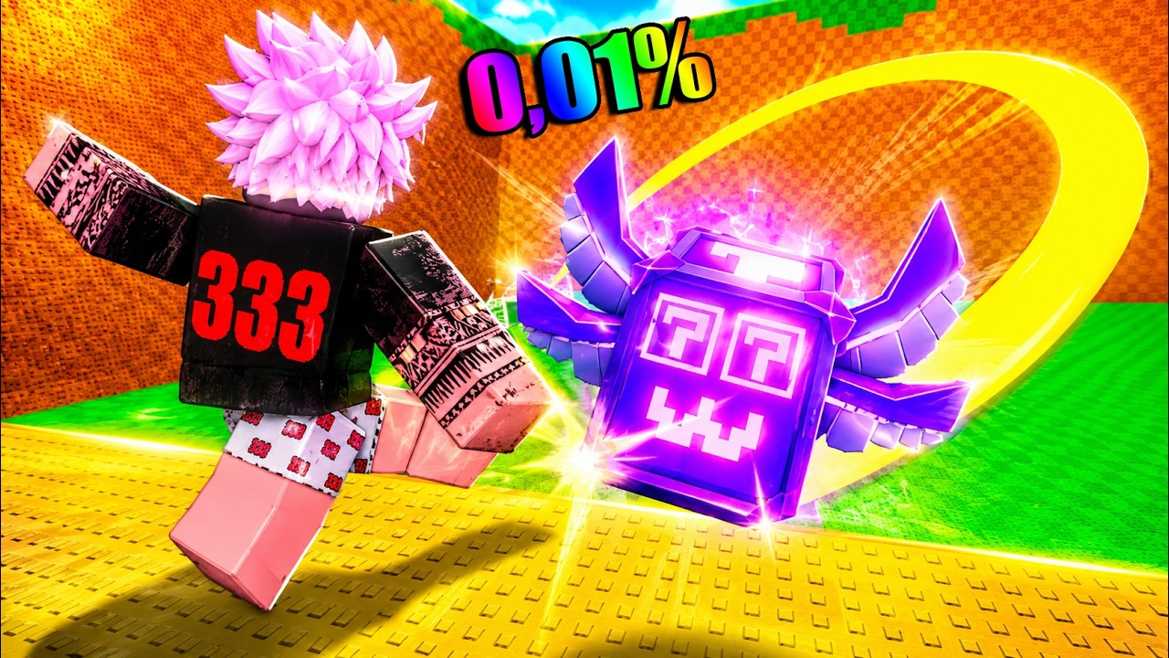 REVELEI! O segredo para chegar no ETERNAL no Chute um Block da Sorte! 😱 #roblox #eddy333