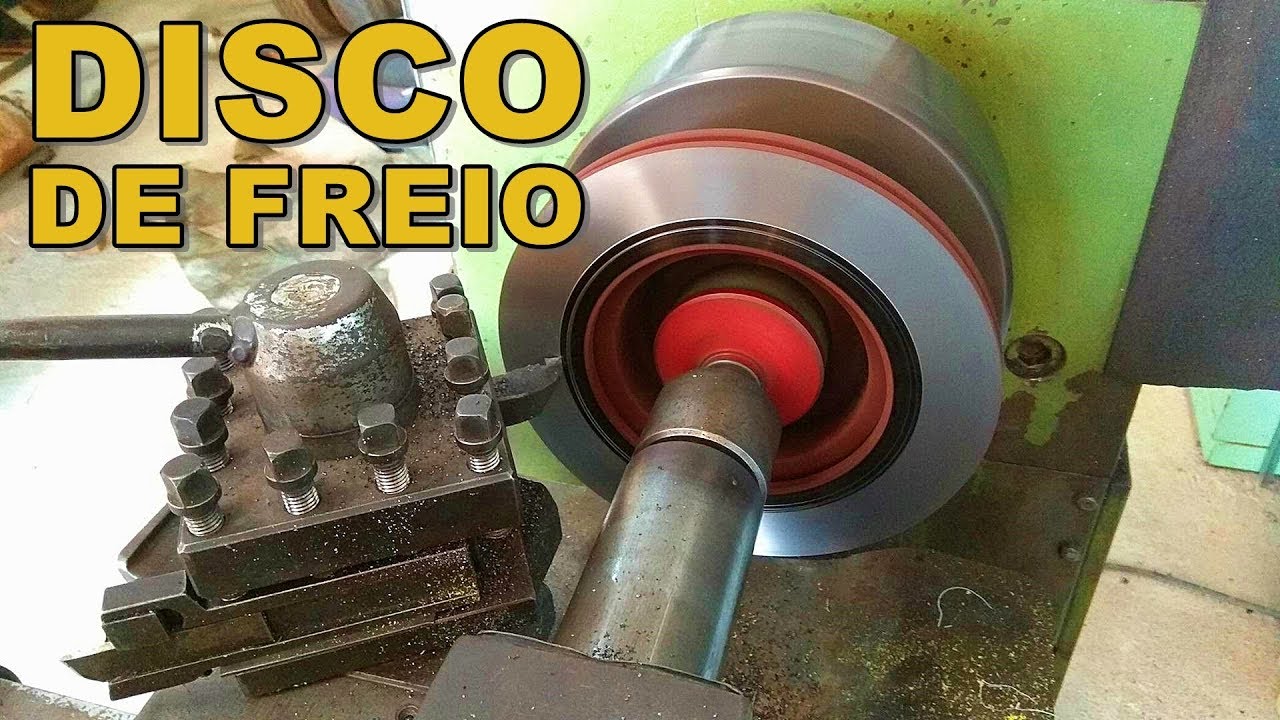 TORNO COMO DAR PASSE EM DISCO DE FREIO