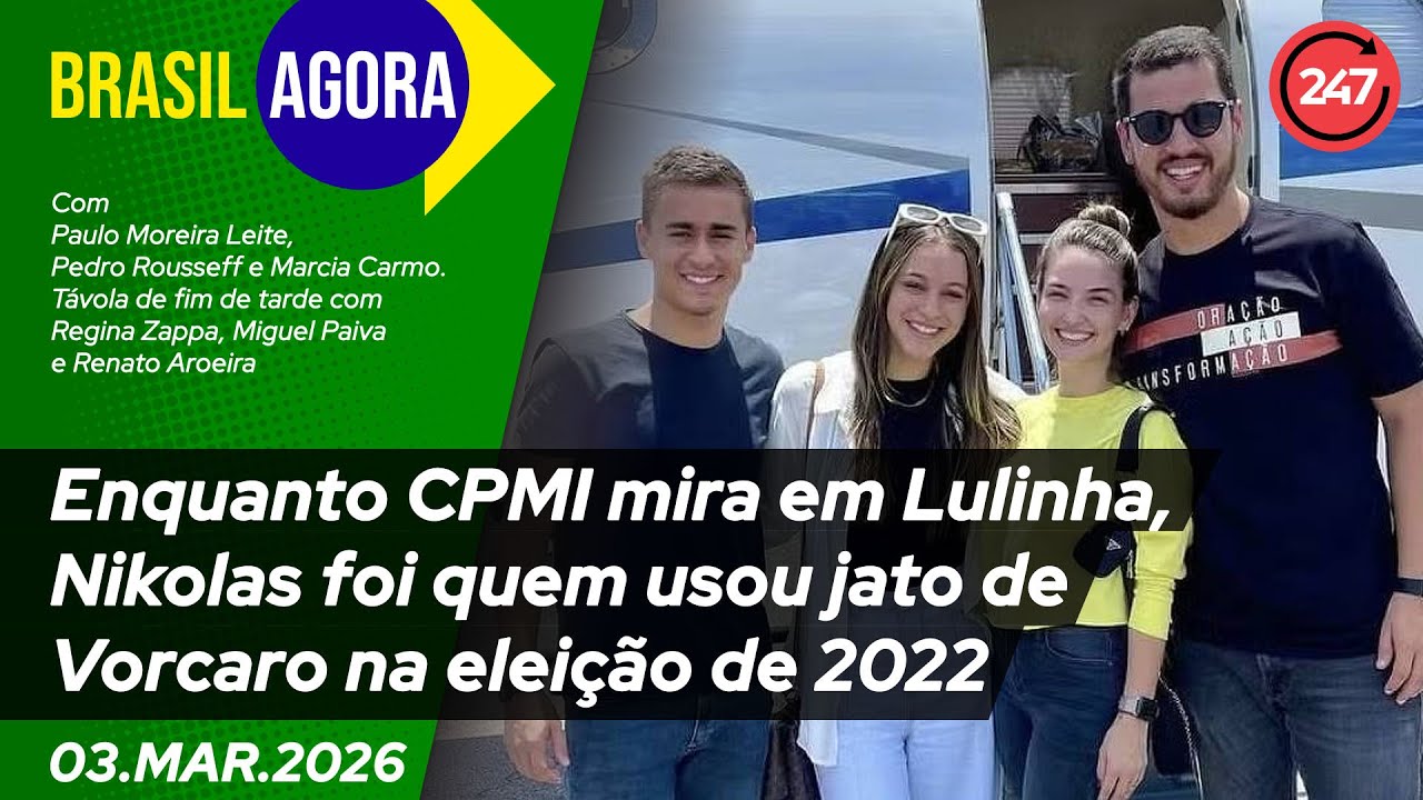 Brasil Agora - Enquanto CPMI mira em Lulinha, Nikolas foi quem usou jato de Vorcaro na eleição de 22