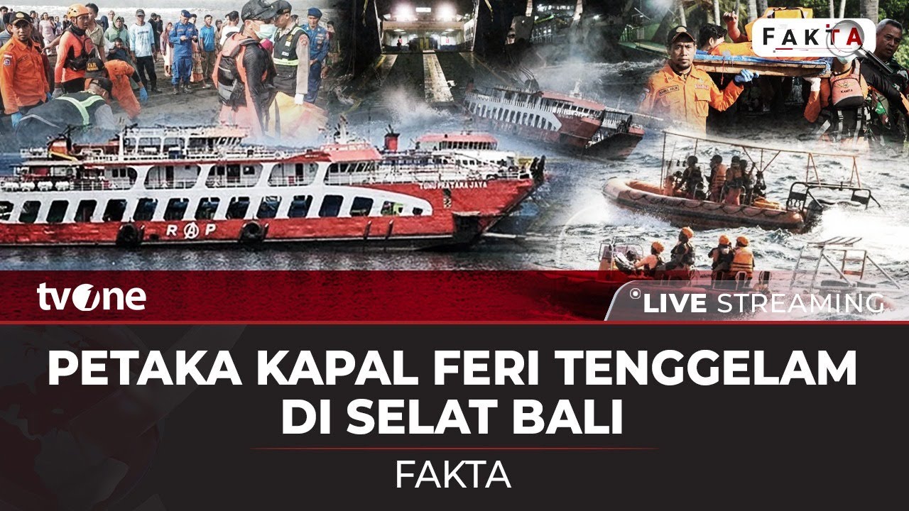 [LIVE] Petaka Kapal Feri Tenggelam di Selat Bali | Fakta tvOne
