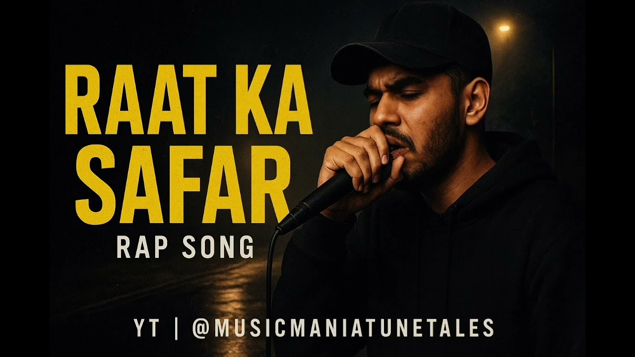 🎤Raat Ka Safar - Night Vibe Rap | Ansh Kashyap | @MusicManiaTuneTales|#NewRapSong #DesiHipHop #viral