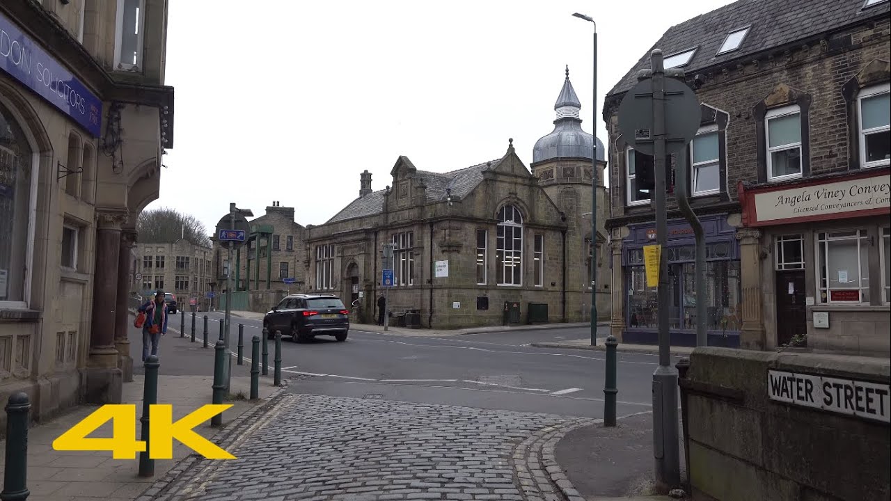 Todmorden Walk: Town Centre【4K】