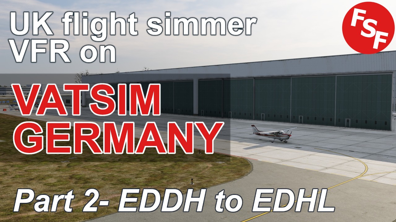 Vatsim Germany VFR - EDDH to EDHL