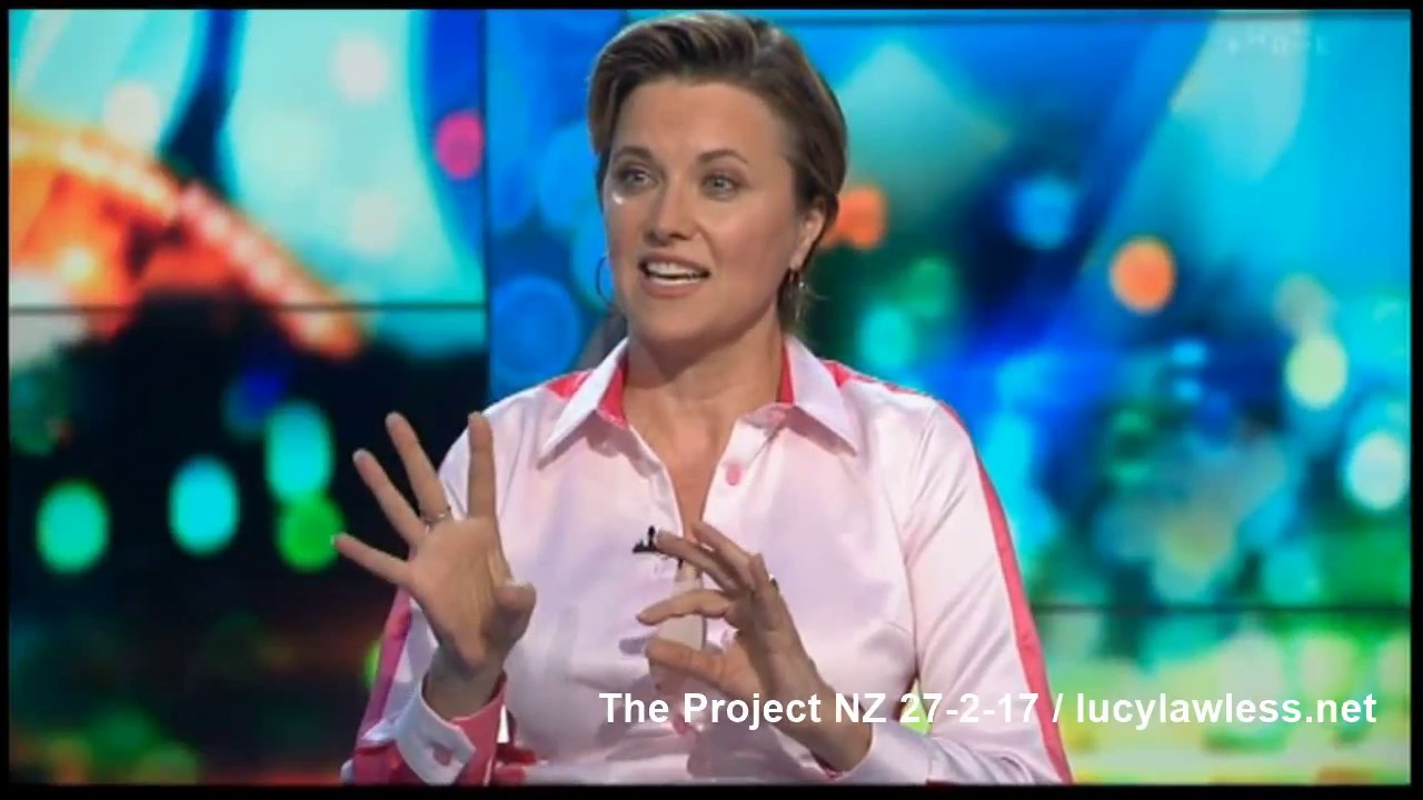 Lucy Lawless The Project NZ - Edited 27 Feb 2017