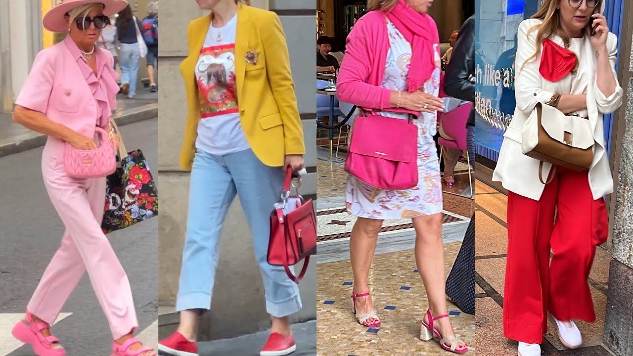 TRENDY COLORFUL SUMMER FASHION STYLE 2024 | ITALIAN ELEGANT AND QUIET OUTFITS  & MILAN STREET STYLE