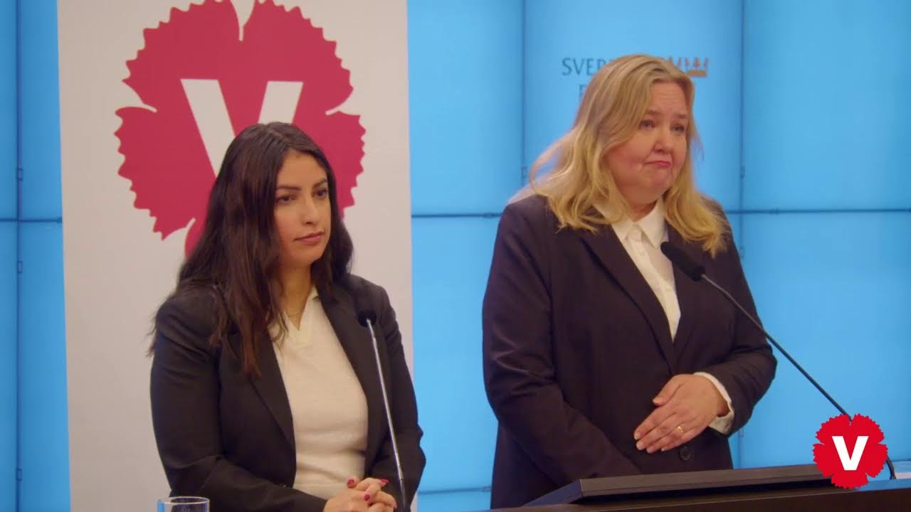 Live: Vänsterpartiet presenterar en politisk prioritering inför regeringsförhandlingar