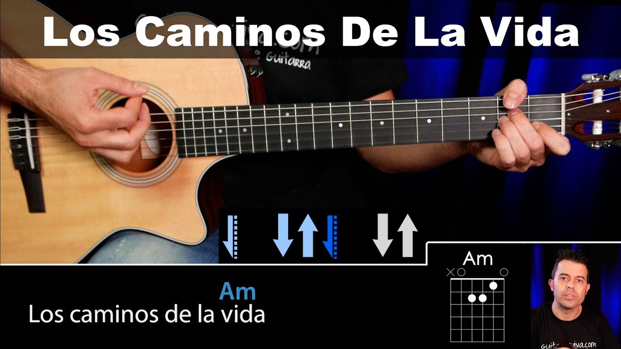 Cómo Tocar Los Caminos De La Vida Vicentico Tutorial Guitarra completo  guitarraviva