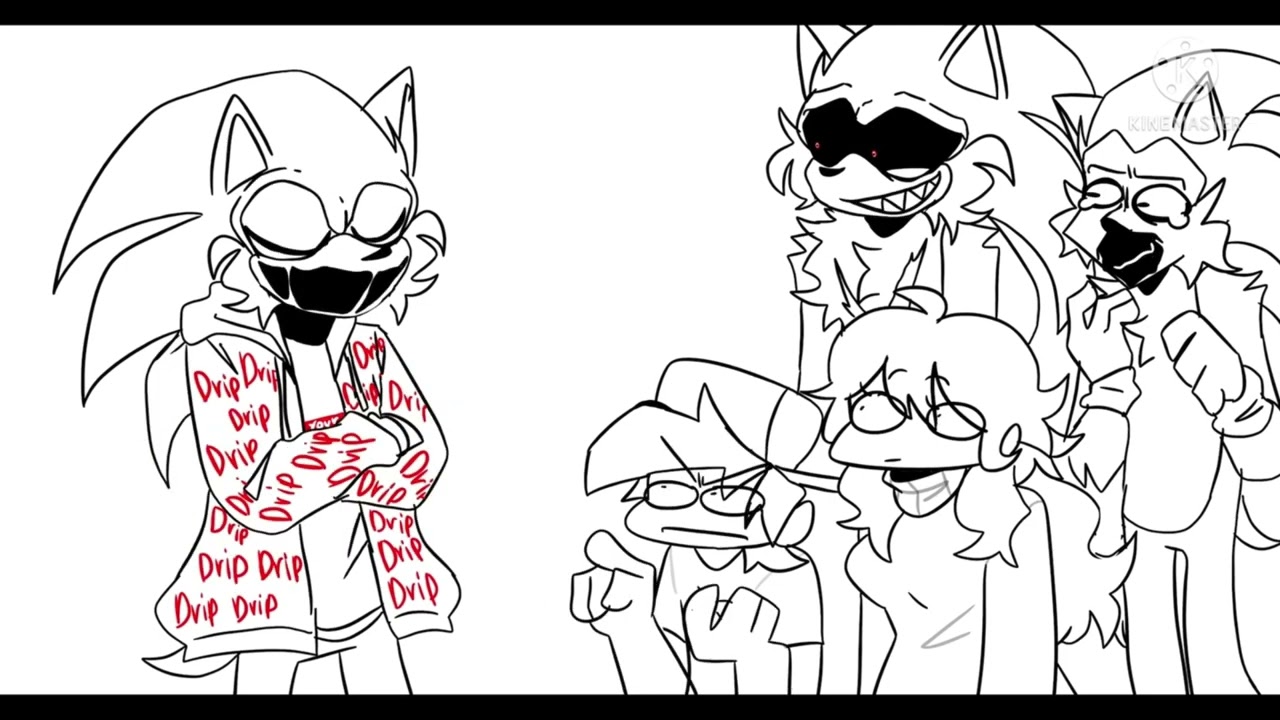 fnf sonic.exe gang being idiots (Reupload, HQ)