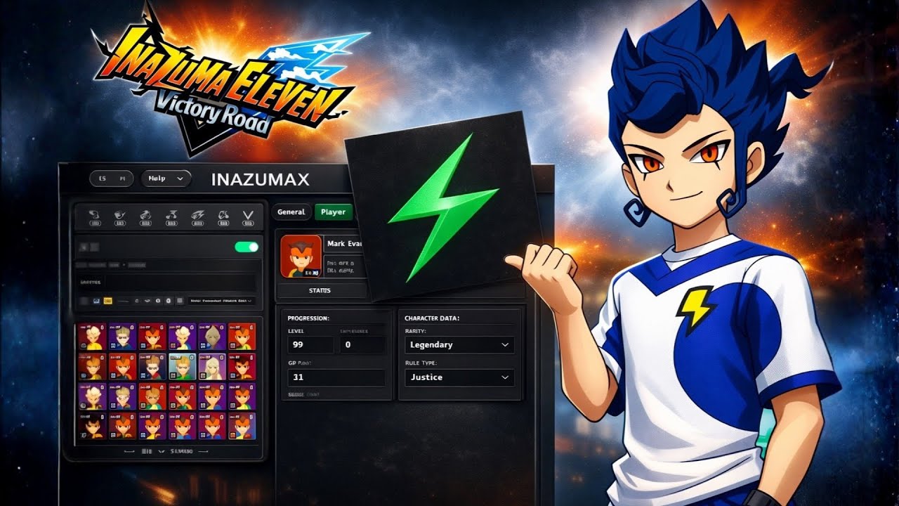THE BEST & EASIEST SAVE EDITOR FOR INAZUMA ELEVEN VICTORY ROAD (NO CHEAT ENGINE)