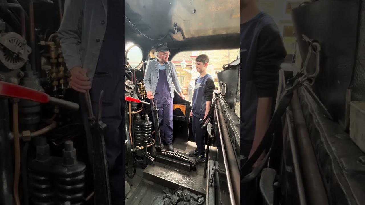 Foot plate ride at Severn valley