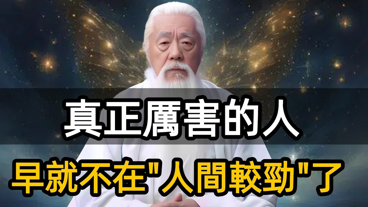 真正厲害的人，早就不在「人間較勁」了。
