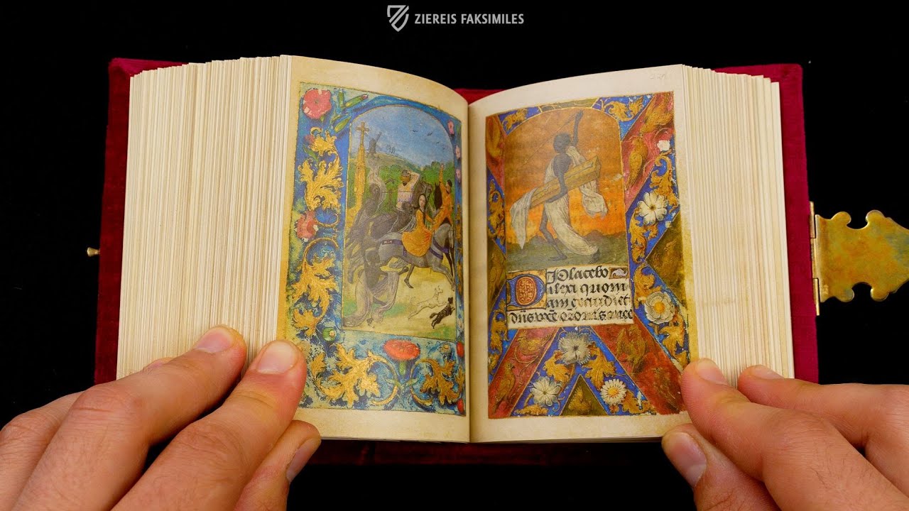 DAS BERLINER STUNDENBUCH DER MARIA VON BURGUND - Bl&auml;ttern im Faksimile (4k / UHD)