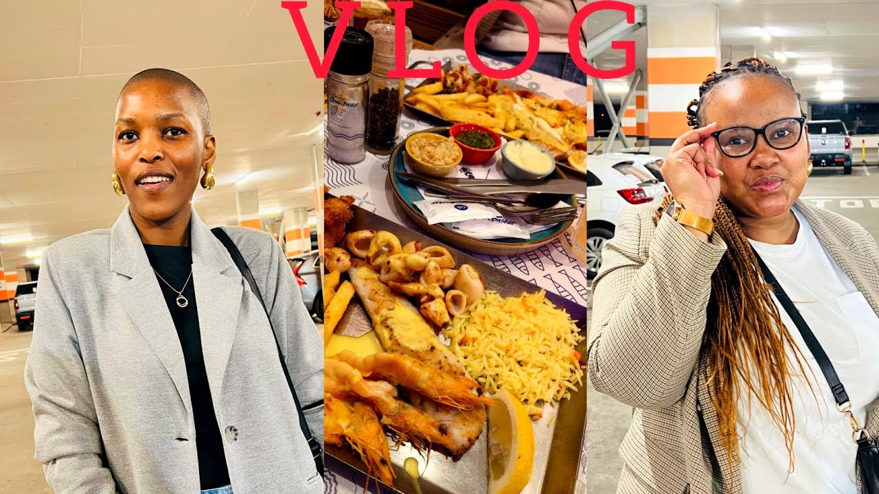 VLOG : Dinner with my bestie || gym || Tshego and I caught flu