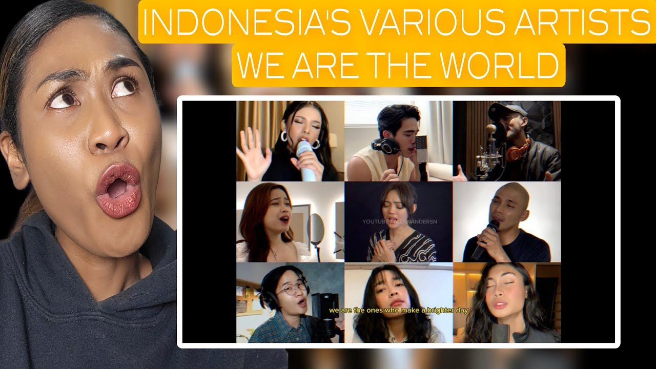 Indonesia's Various Artists - We Are The World (Cover) | Reaction