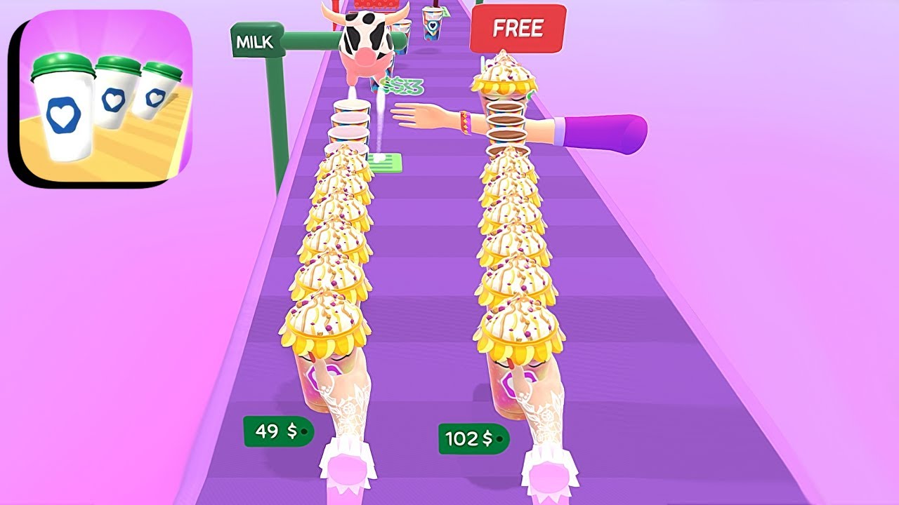 Coffee Stack Gameplay | All Levels 65-75