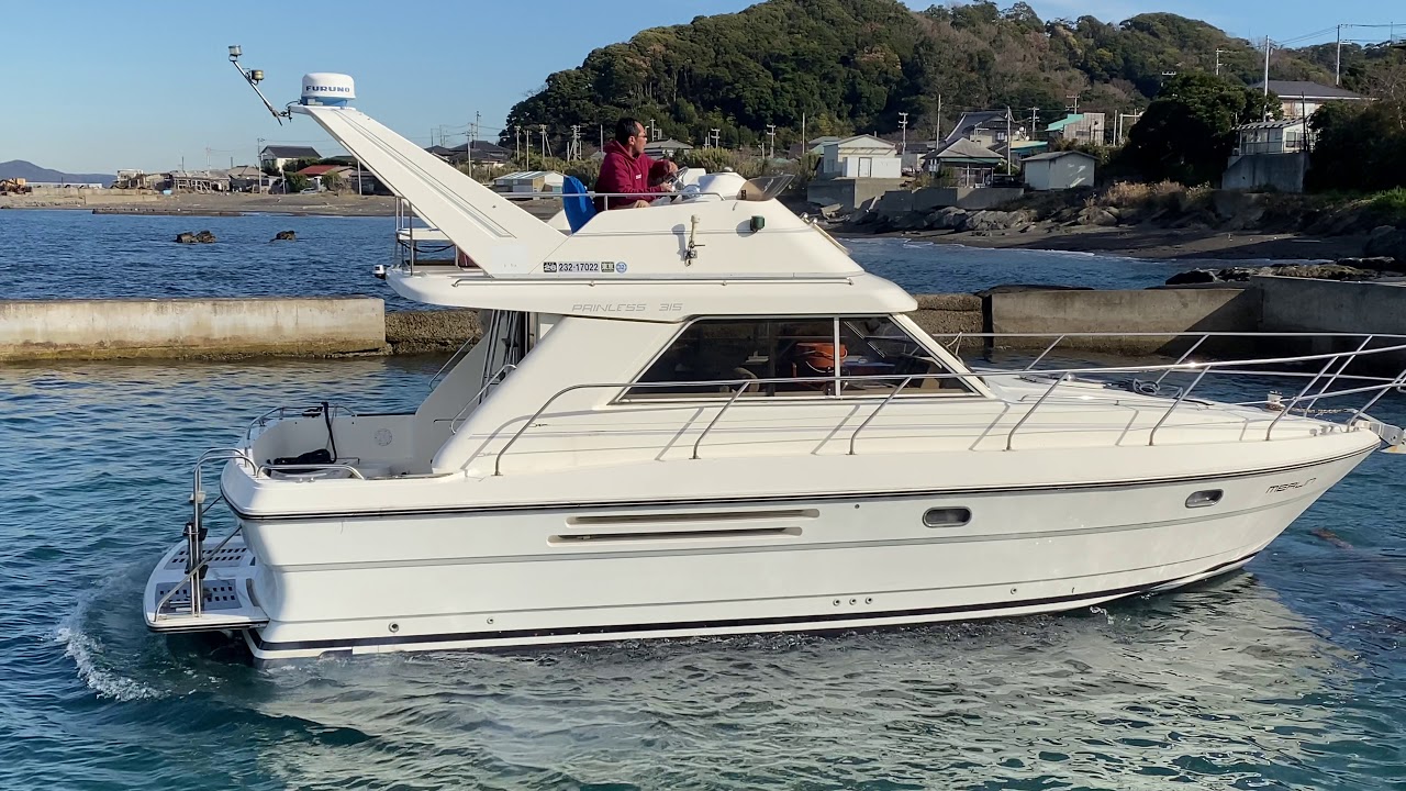 Princess 315 Sea trial 00001