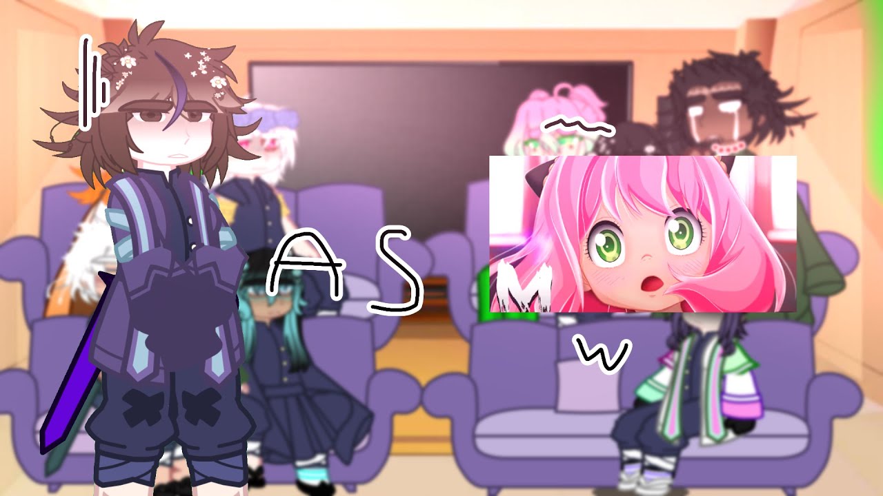 🥜~Hashiras react to Rap da Anya~🥜// Yoon AS Anya💕 // GN // Malühz