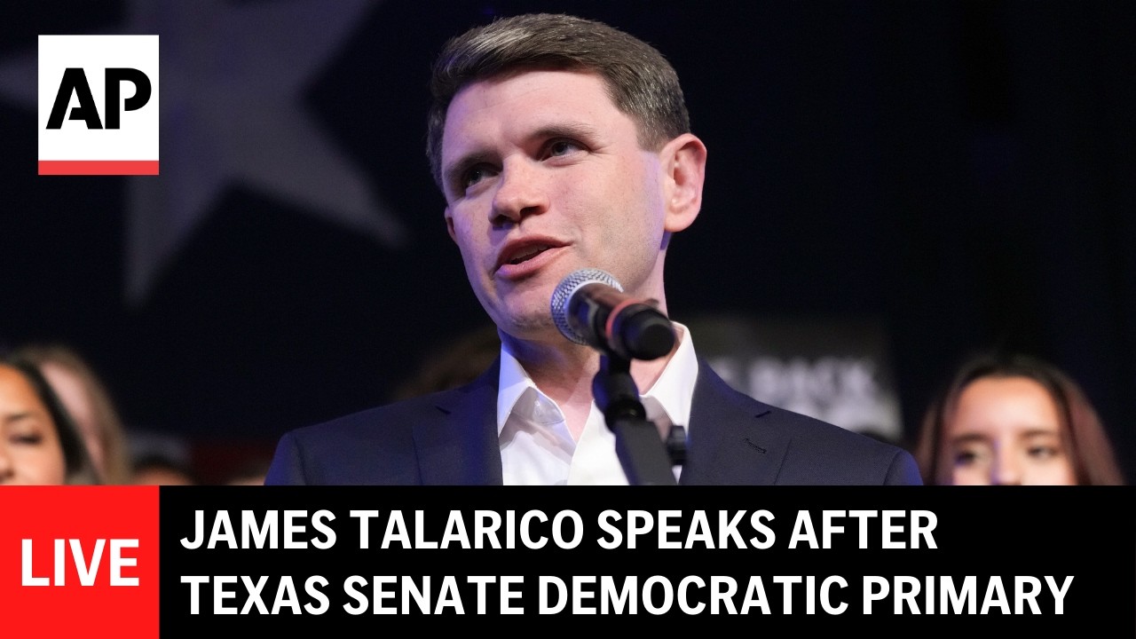 LIVE: James Talarico speaks after winning Texas Senate Democratic primary
