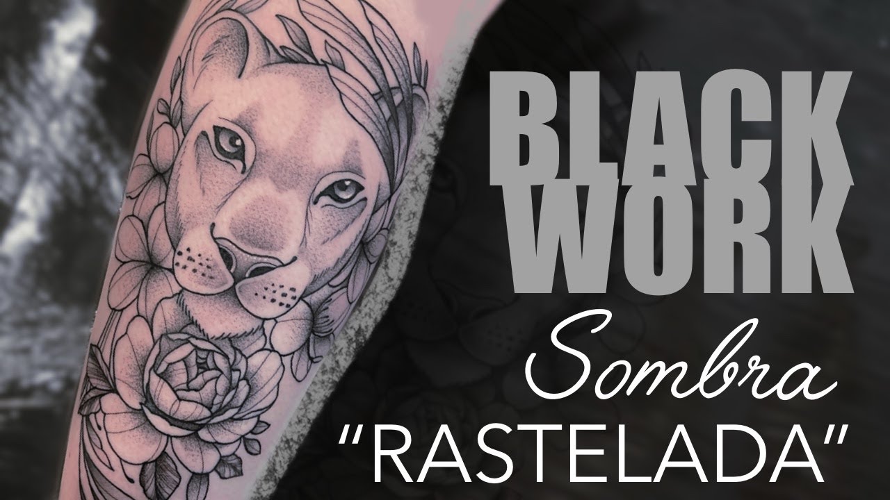 Tatuagem preto e cinza, dicas de sombra 