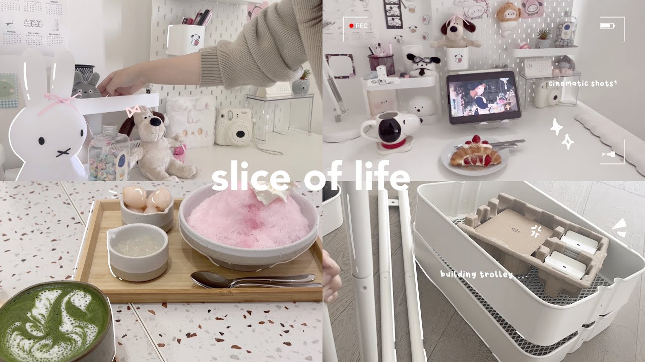 slice of life ≈☆ days in my quiet life, uni student living alone, building ikea trolley, yummy food