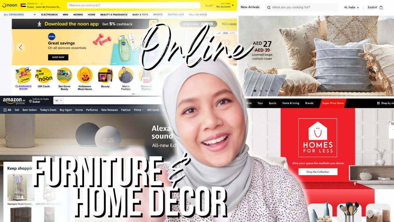 WHERE TO BUY FURNITURE AND HOME DECOR IN DUBAI | online websites for furniture and home decor