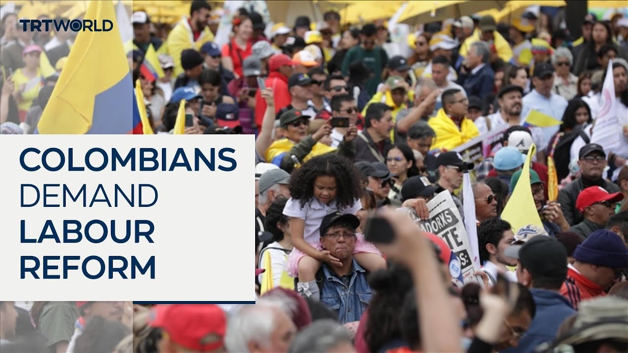Colombians demand changes to nation's labour laws
