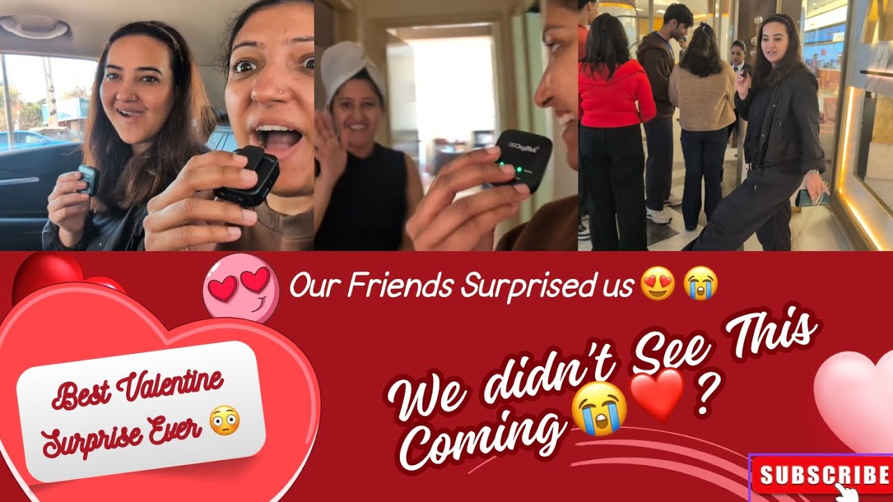 We got the BIGGEST Valentine's Surprise 😭❤️ | Valentine's Vlog