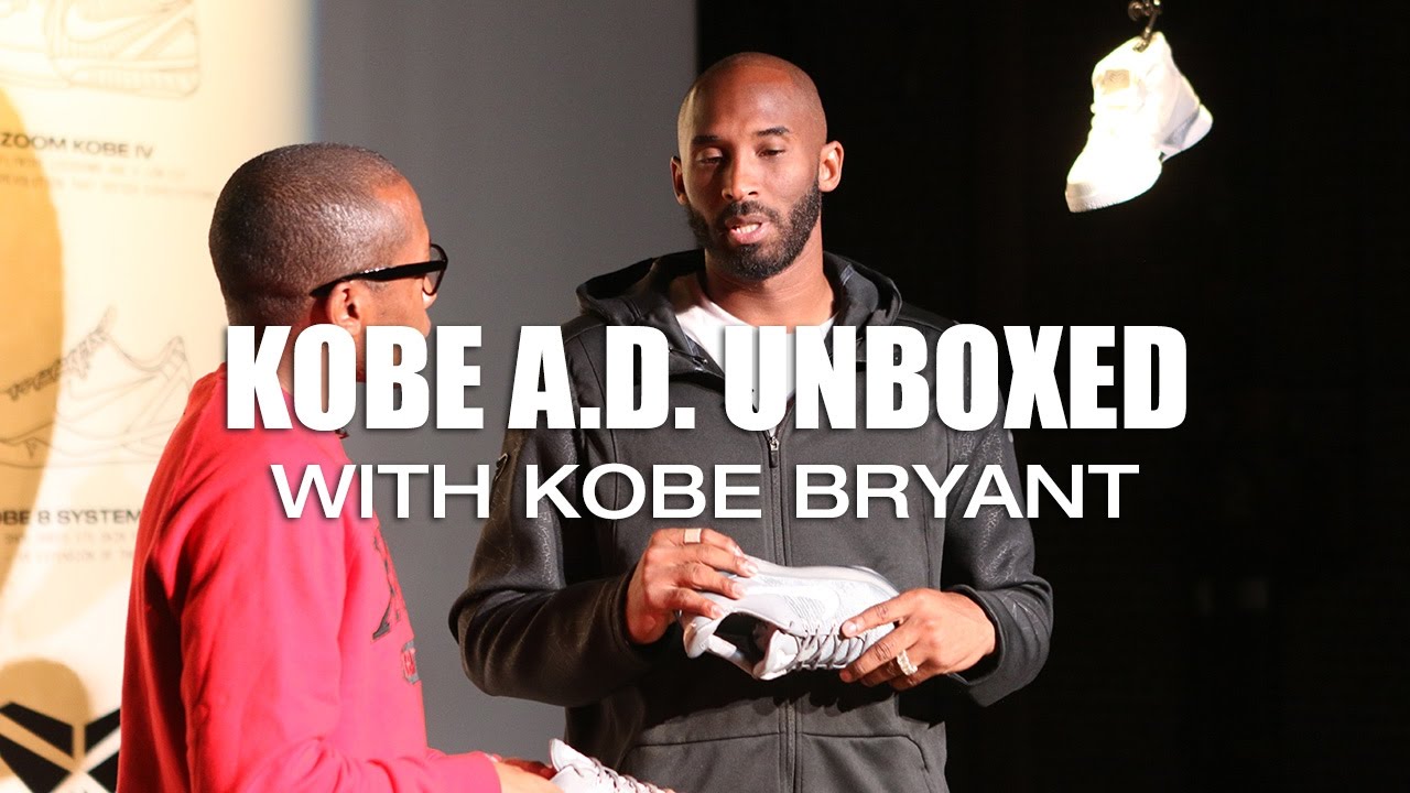 Kobe Bryant Unboxes His Latest Shoe, the Kobe A.D.