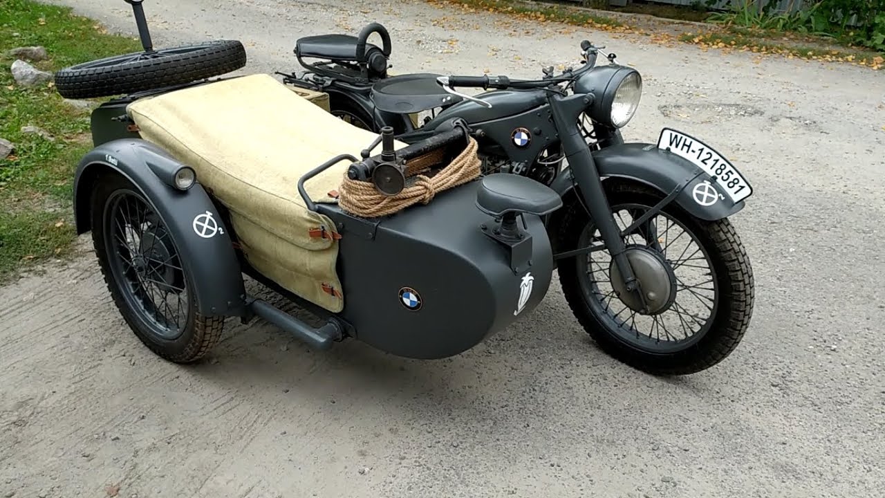 Из 2х колес в три! Присоединил коляску к BMW r12 / Аttached side car to bmw r12