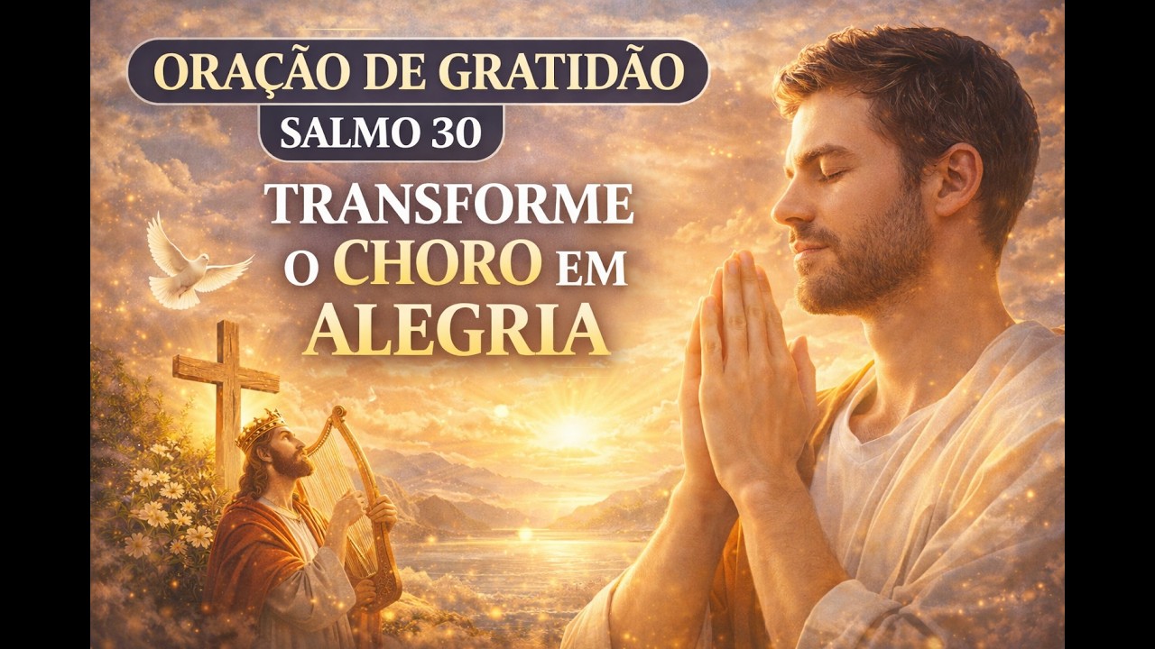 Oração de Gratidão Salmo 30 | Deus Vai Transformar Seu Lamento em Alegria