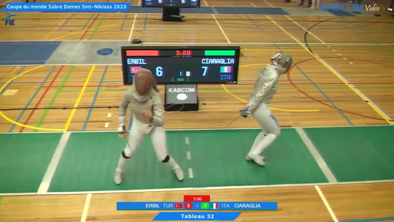 Sint Niklaas World Cup 2023 SWS - L32 - Nisanur Erbil TUR v Sofia Ciaraglia ITA