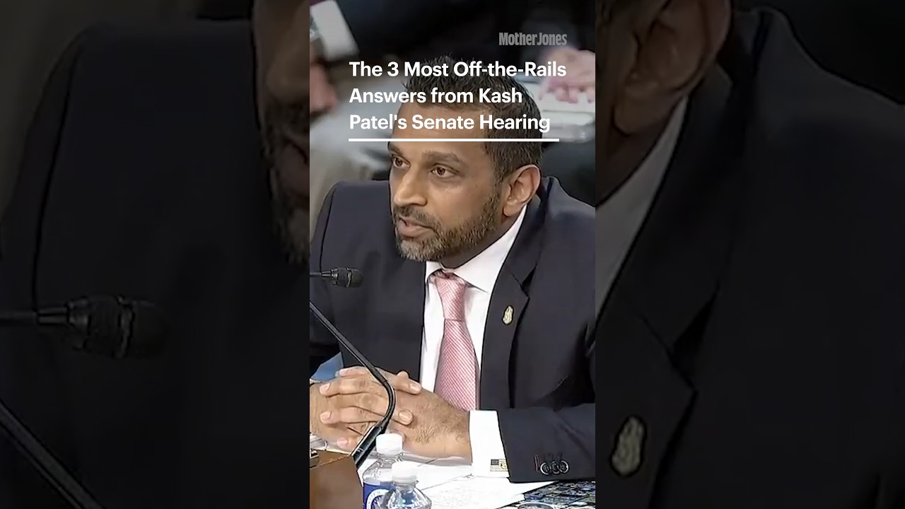 The 3 Most Off-the-Rails Answers from Kash Patel&rsquo;s Senate Hearing